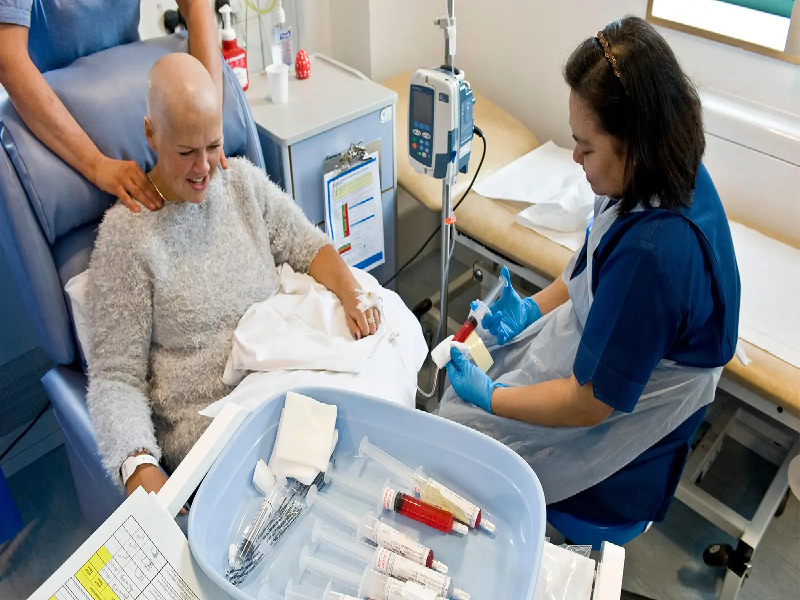 chemotherapy session chemotherapy session
